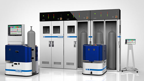 C-drive—A robotic system for automated conveyance of gas containers