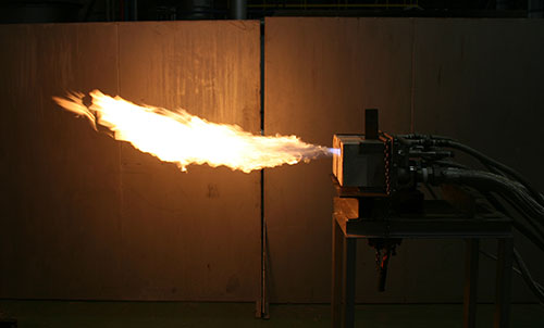 The Innova-Jet® swing burner directs flames efficiently and evenly over a wide area via self-induced oscillation.